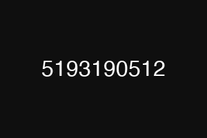 5193190512
